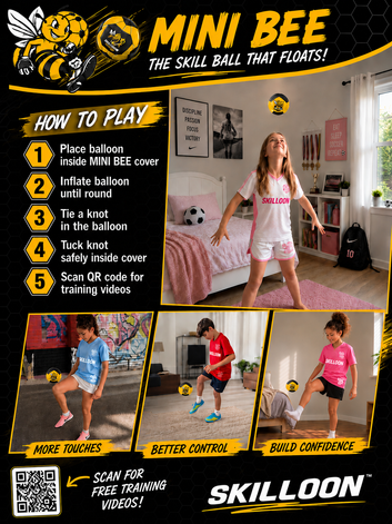 SKILLOON MINI BEE™ | Soccer Ball Control & Juggling Trainer
