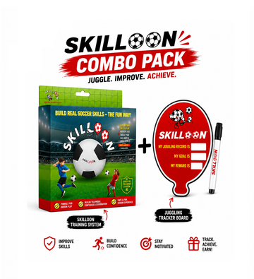 Indoor Soccer Trainer - Soccer Juggling Trainer - Skilloon Combo Pack