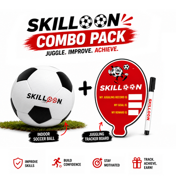 Indoor Soccer Trainer | Soccer Juggling Trainer | Skilloon Combo Pack