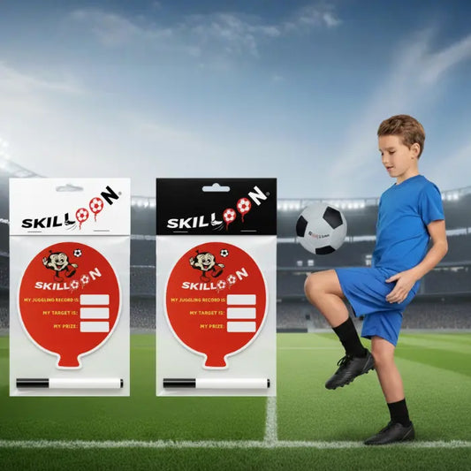 Skilloon Juggling Record Kit | Motivational Soccer Fan Tool